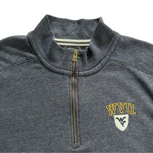 West Virginia University Mountaineers League Collegiate Quarter Zip Sweater XL